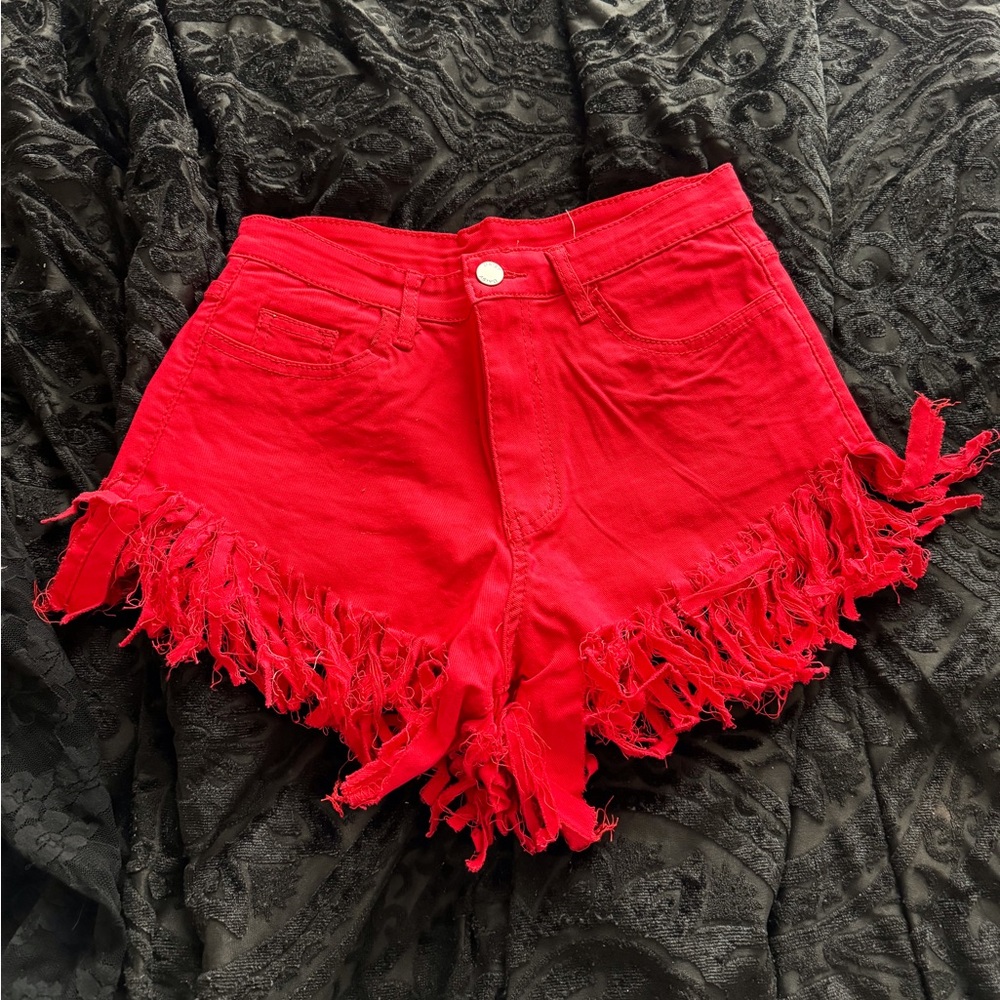 Frayed shorts